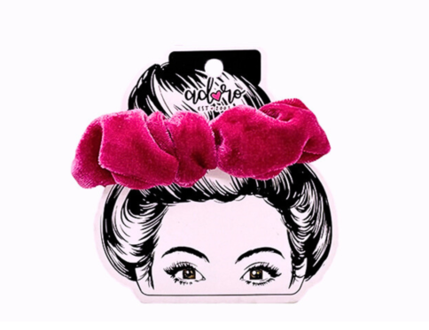 Colet «scrunchie» anti corte de cabello terciopelo ADORO